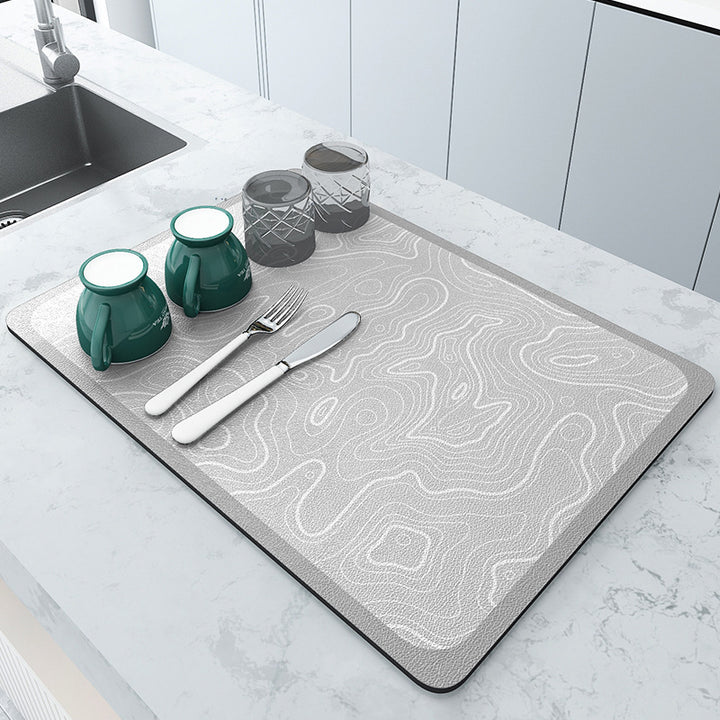 Floral Pattern Kitchen Mat Bowlift