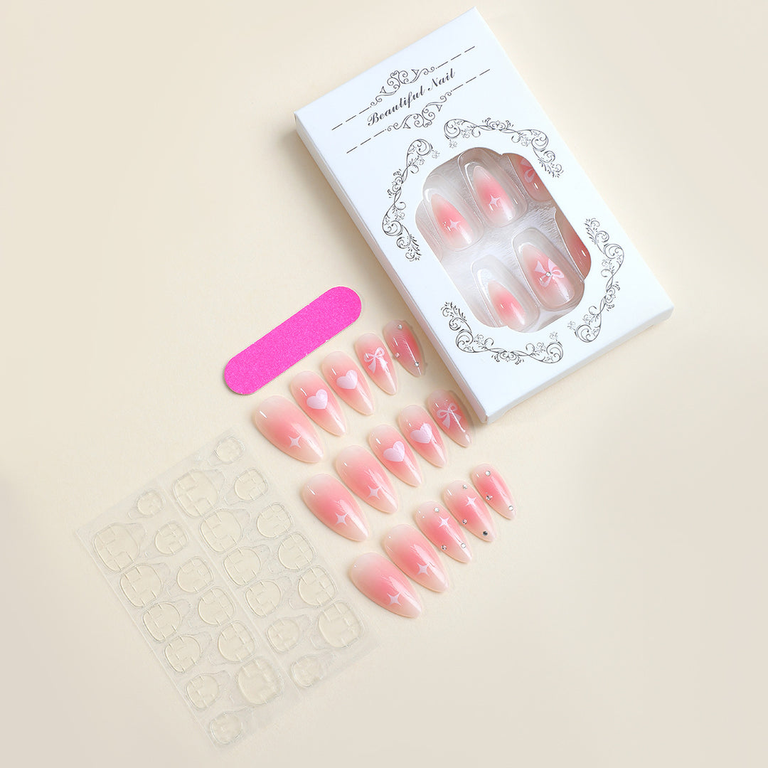 Decorative Theme Press-On Nail Set Bowlift