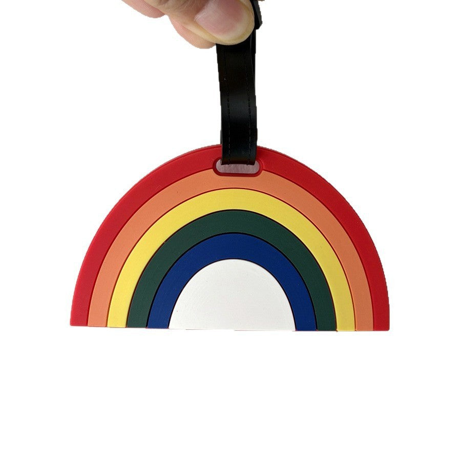 Silicone Rainbow Luggage Tag Bowlift
