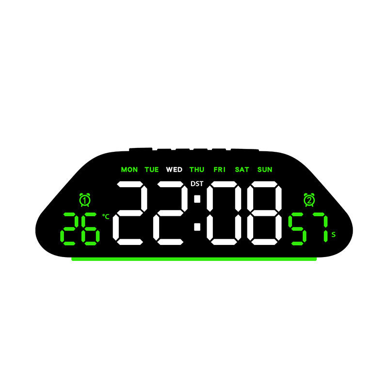 Digital Alarm Clock with Versatile Features Bowlift