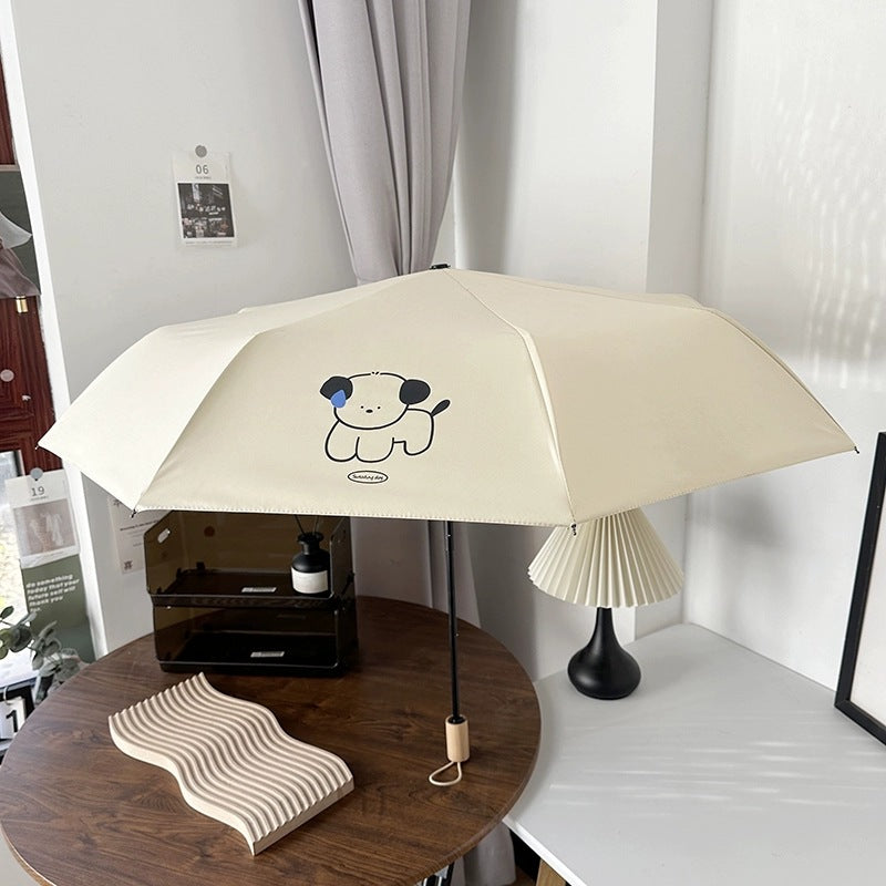 Ladies cute animal motif umbrella Bowlift
