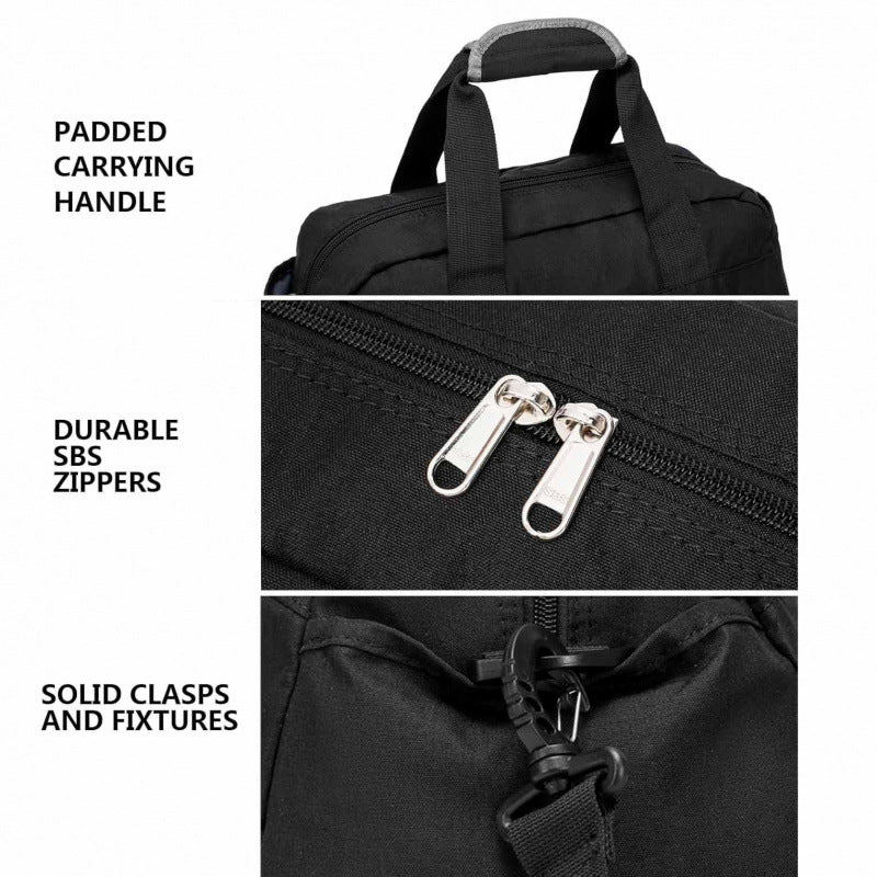 Sporty Travel Bag with Removable Shoulder Strap Bowlift