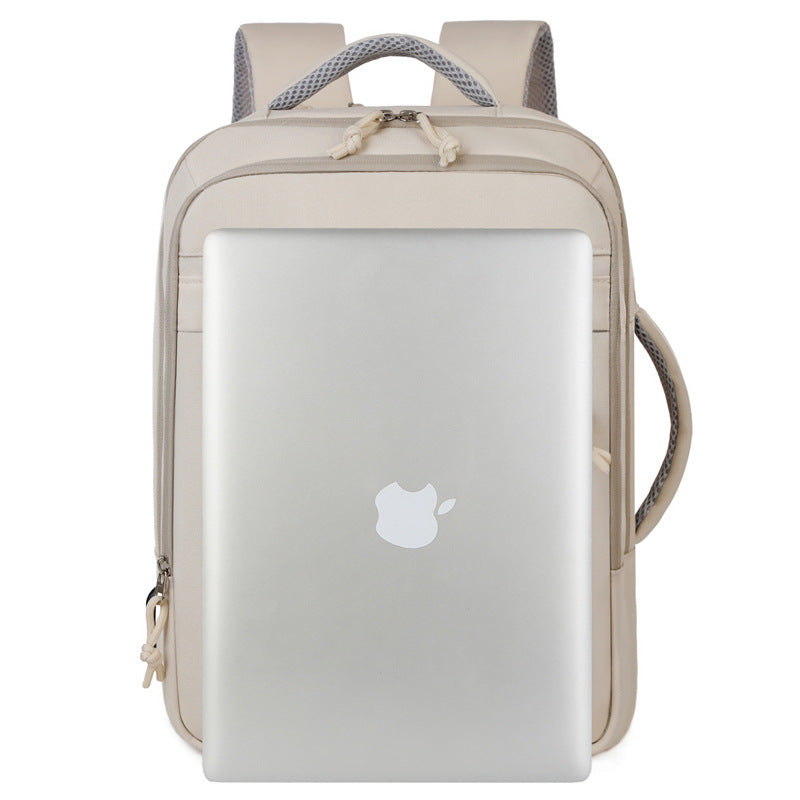 Functional backpack with ergonomic design and numerous pockets Bowlift