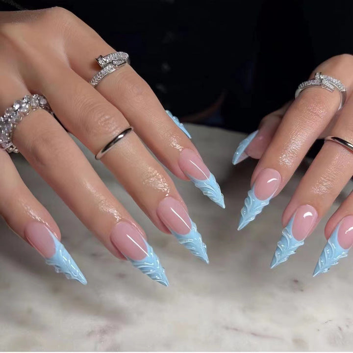 Unique Sculpted Nail Extensions Bowlift