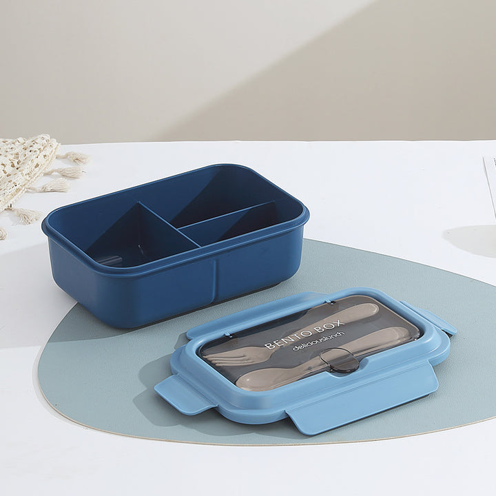 Leakproof Compartmentalized Kids Bento Lunchbox with Removable Round Soup Bowl and Utensil Storage Bowlift