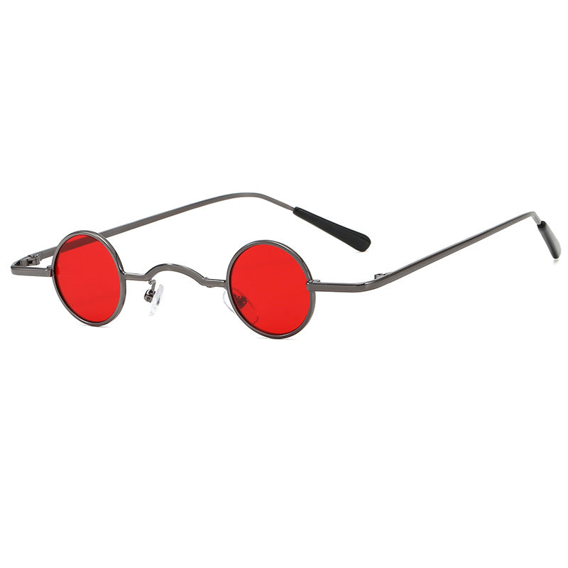 Women's fashionable round glasses with intricate metal frame Bowlift