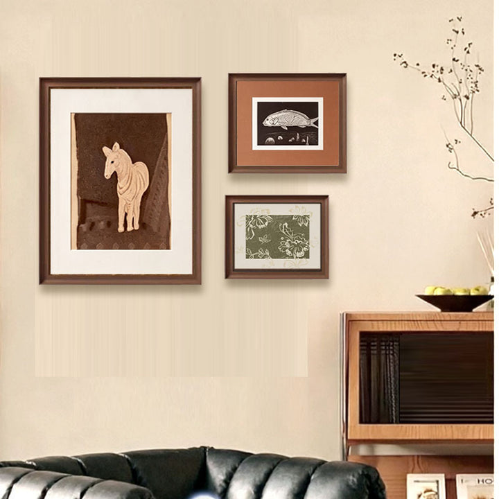 Framed Artistic Fish Print
