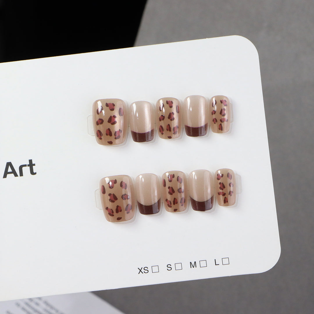 Animal Print Press-On Nail Set Bowlift