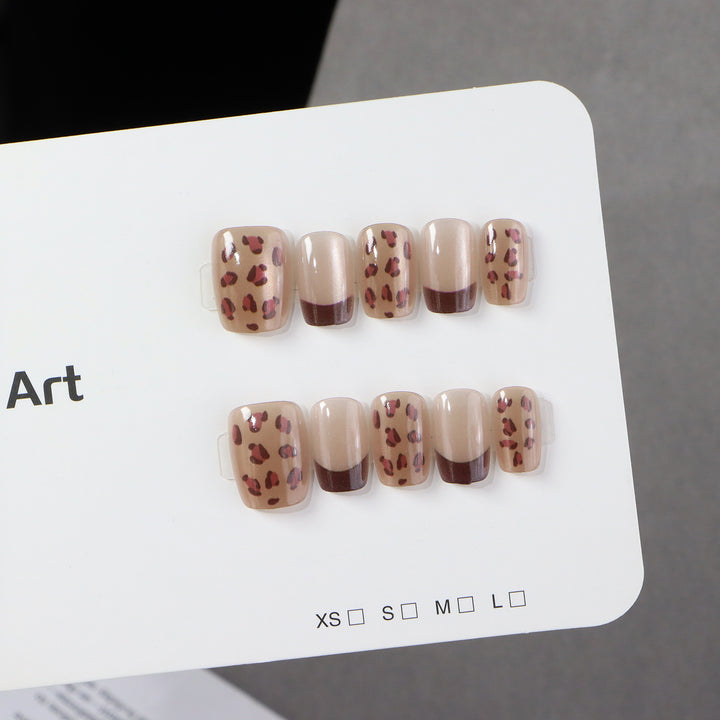 Animal Print Press-On Nail Set Bowlift