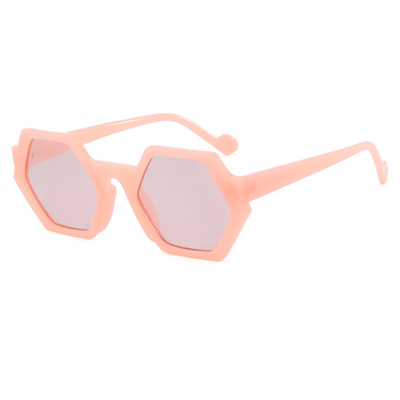 Ladies' striking sunglasses with hexagonal frame and comfortable fit Bowlift
