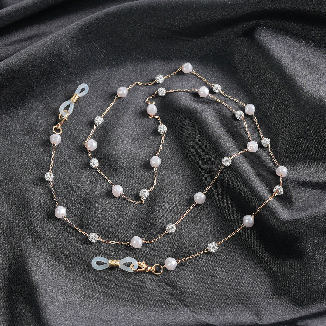Elegantly Beaded Eyewear Chain Bowlift