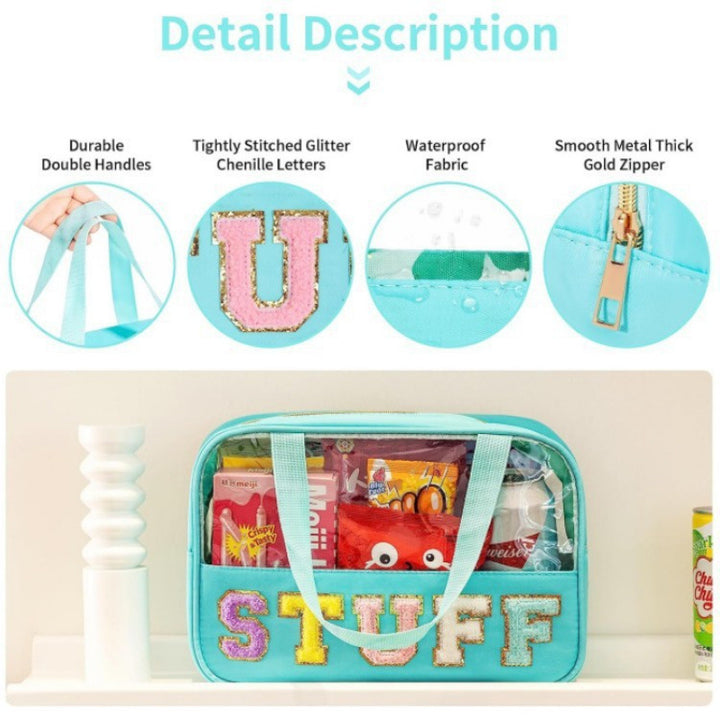 Cosmetic Organizer Bag with Clear Viewing Window Bowlift