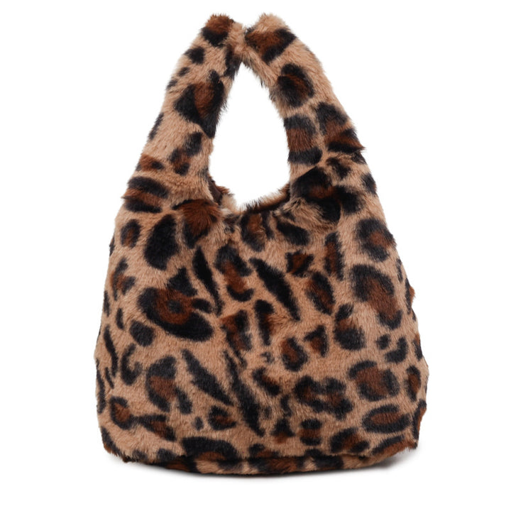 WoPlush Faux Fur Hobo Bag Bowlift