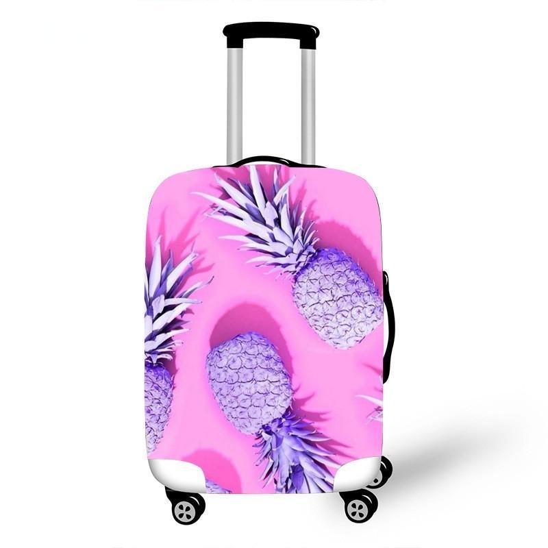 Women's hardshell travel suitcase with floral design Bowlift