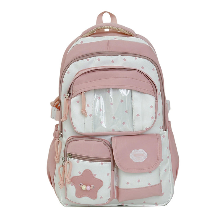 Kids' Starry Design School Backpack Bowlift