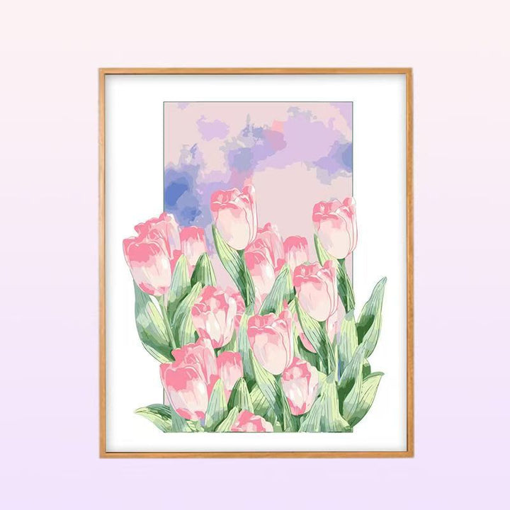 Floral Peony Illustration Wall Art Bowlift