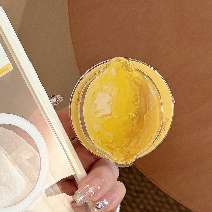 Lemon-shaped coaster Bowlift