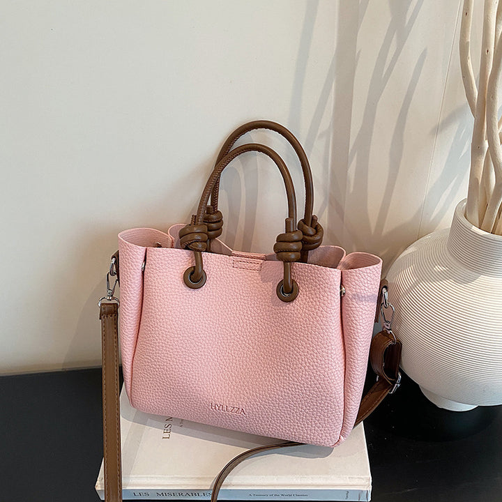 WoElegant Textured Handheld Tote Bag Bowlift
