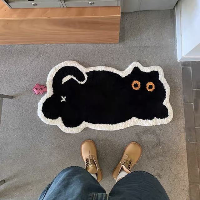 Elephant Theme Plush Rug