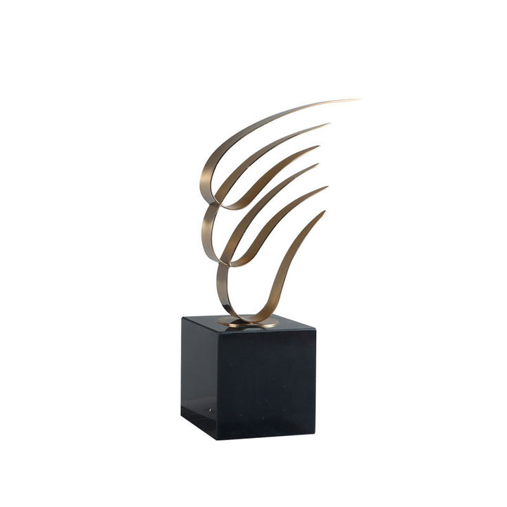 Abstract Metal Decorative Sculpture