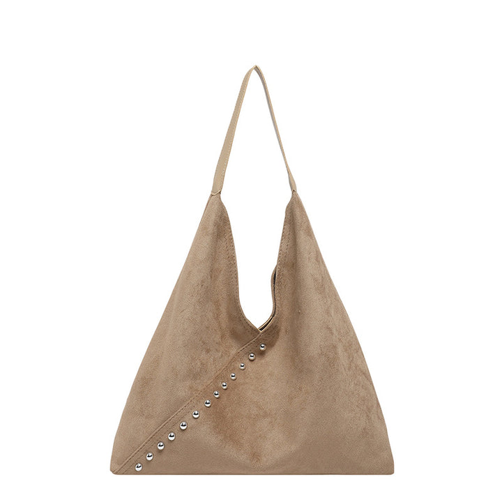 WoUnique Textured Suede Hobo Bag Bowlift