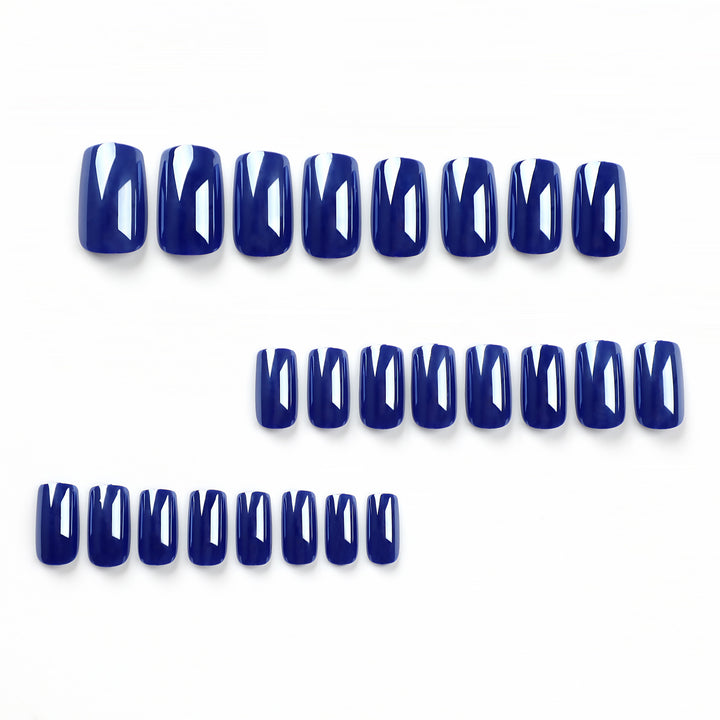 Glossy artificial nails with elegant manicure Bowlift