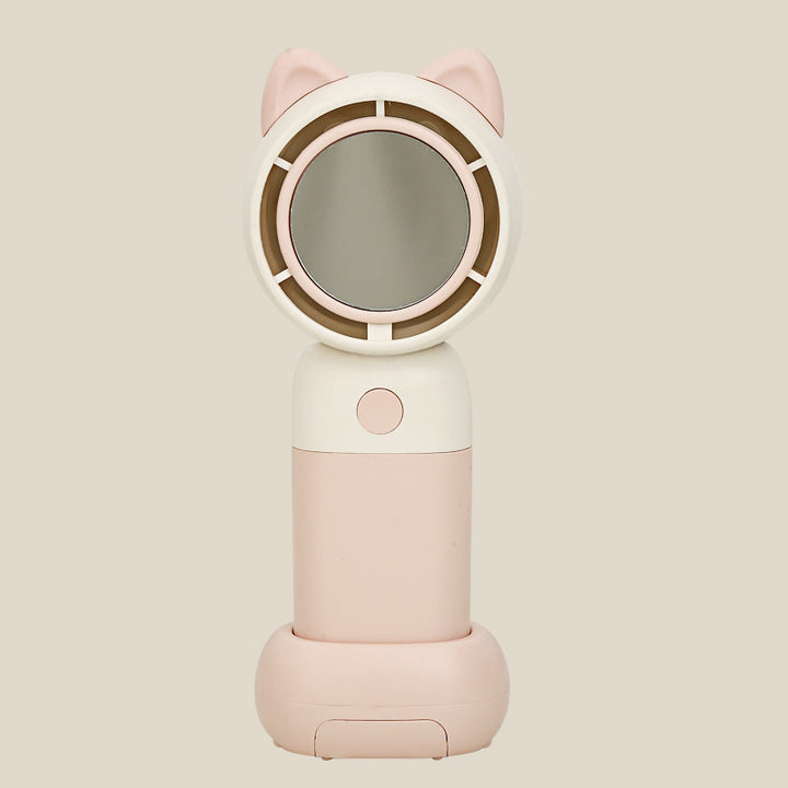 Ladies portable mini handheld fan with cat ears Bowlift
