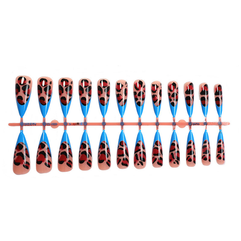 Trendy Animal Print Press-On Nail Set Bowlift