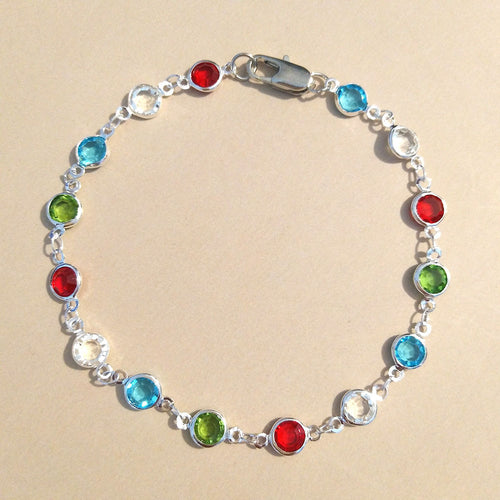Multi-Color Gemstone Bracelet Bowlift
