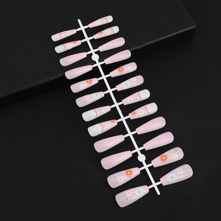 Luxury style artificial nails with intricate decorations Bowlift
