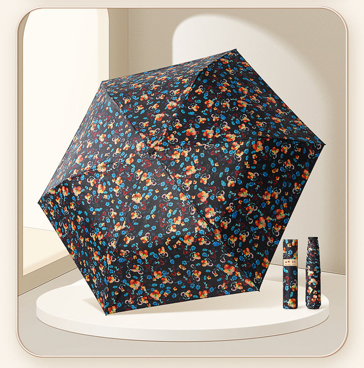 Women's Flower Umbrella Bowlift