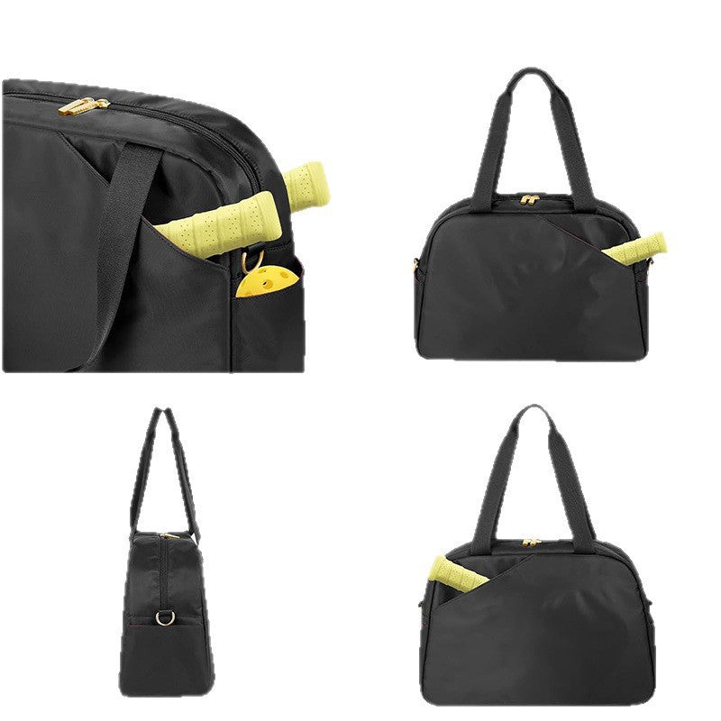 Sporty tote bag with multiple compartments and detachable shoulder strap Bowlift