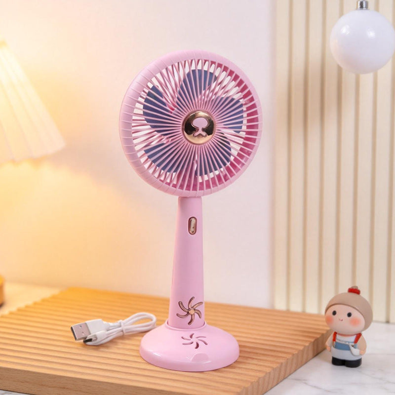 Ladies Portable Table Fan with Innovative Design Bowlift
