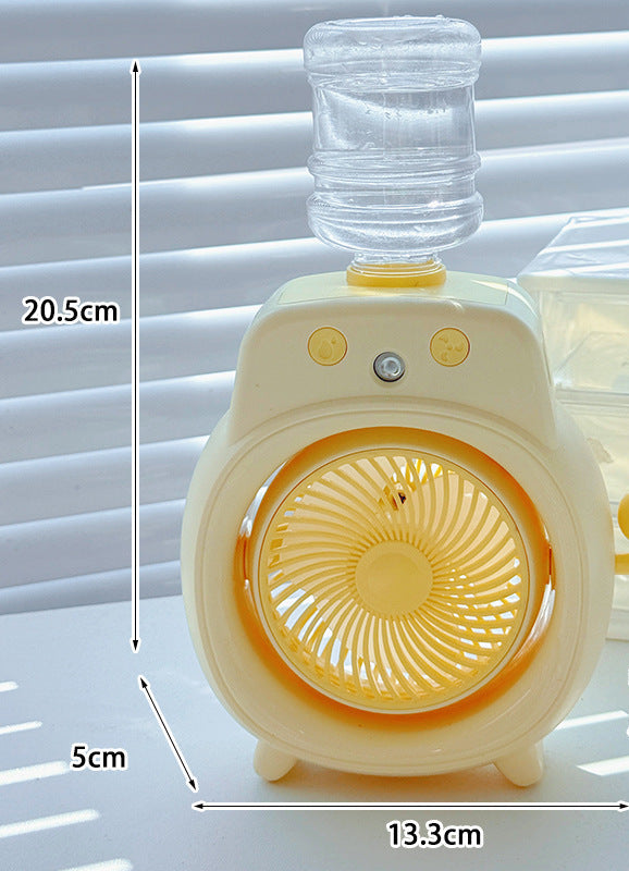 Ladies Portable Mini Water Sprayer Fan Bowlift