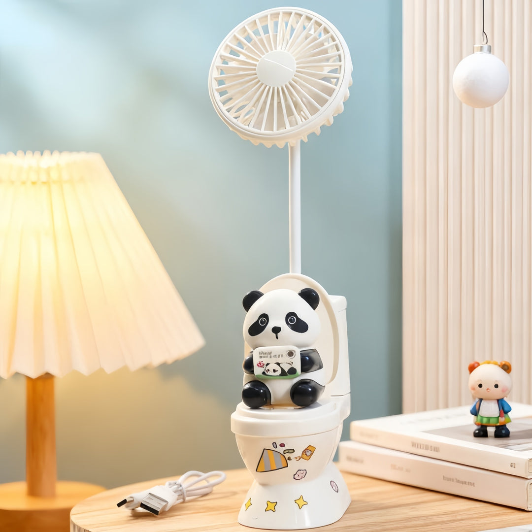 Unisex Creative Table Fan with Processed Design Bowlift
