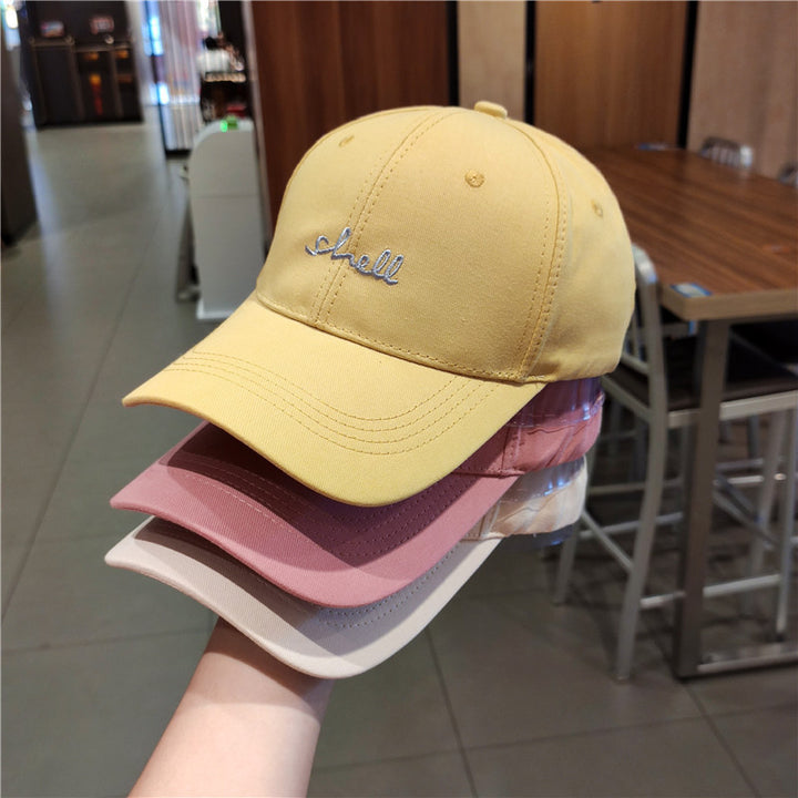 Women's Casual Cotton Embroidered Cap Bowlift