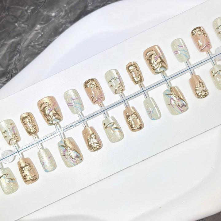 Elegant Ombre Art Press-On Nails