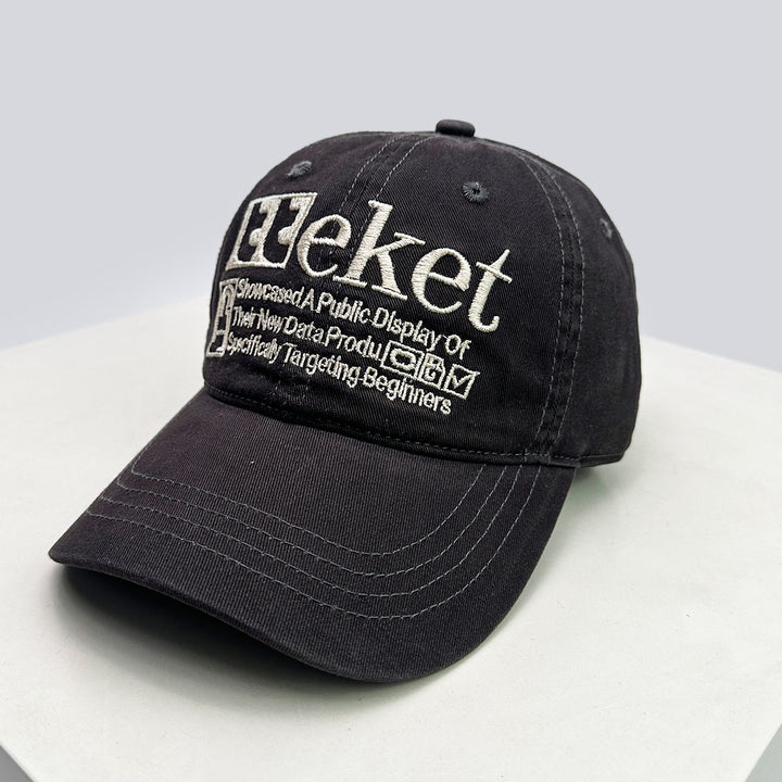 Men's Adjustable Statement Baseball Cap Bowlift