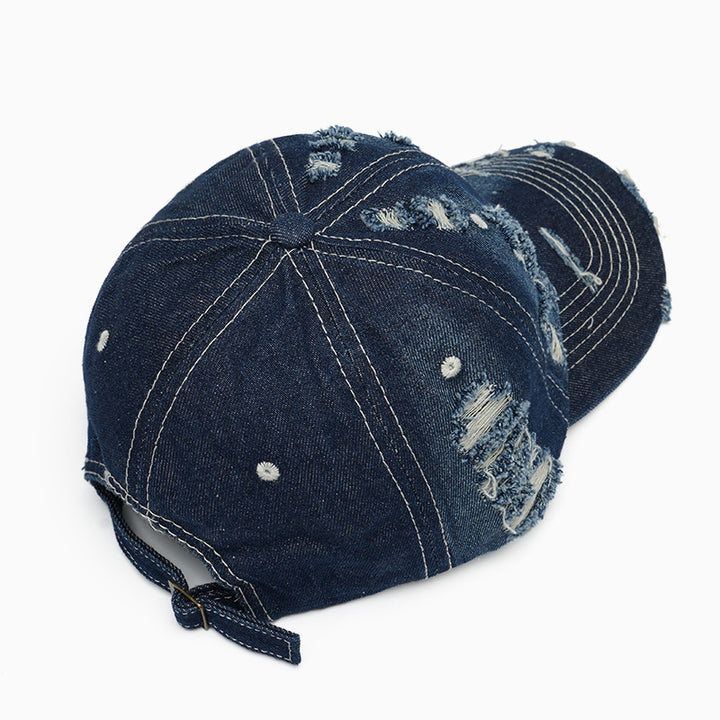 Ladies fashion Destroyed-basecap Bowlift