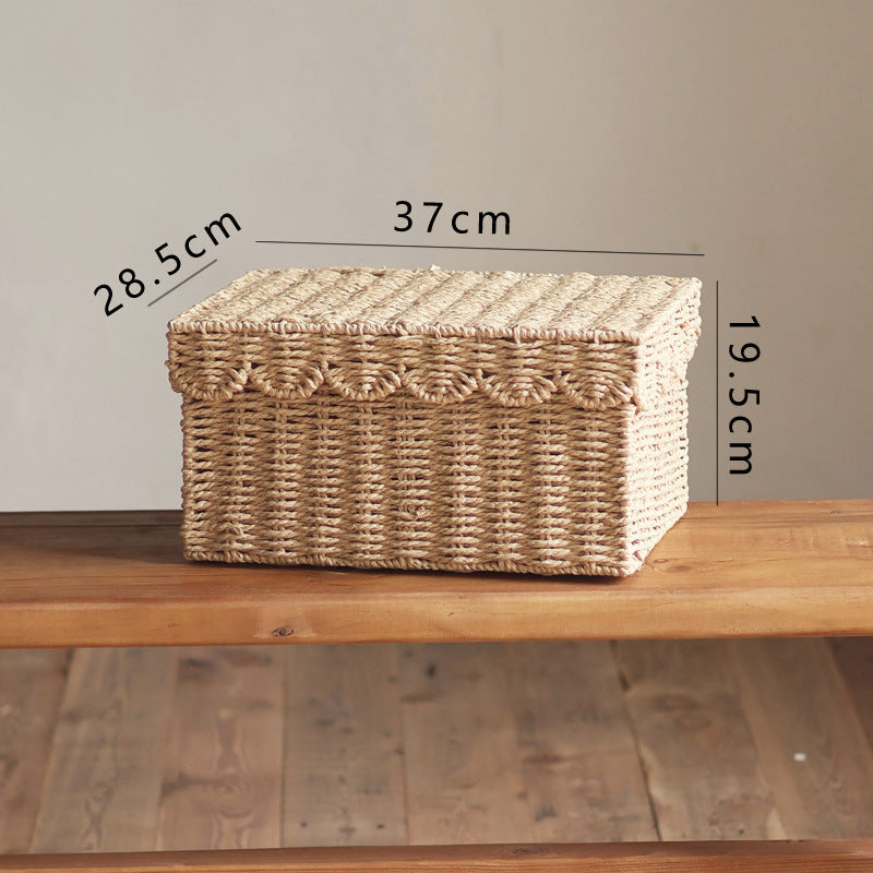 Handcrafted storage boxes made of natural material Bowlift