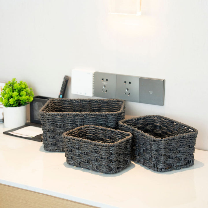 Multi-Purpose Woven Storage Baskets Bowlift