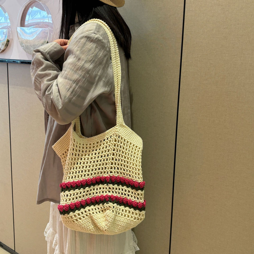 Hand-knotted shoulder bag Bowlift