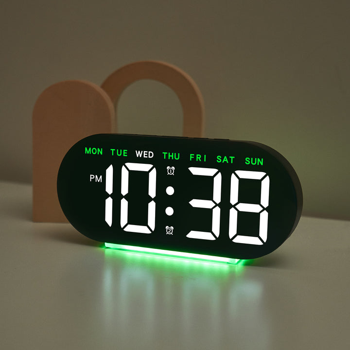 Digital Multi-Function Alarm Clock with Large Digits Bowlift