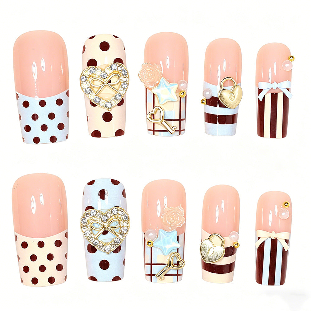 Decorative Press-On Nail Art Kit Bowlift