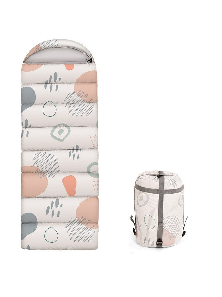 High-quality and warm sleeping bag with headrest Bowlift
