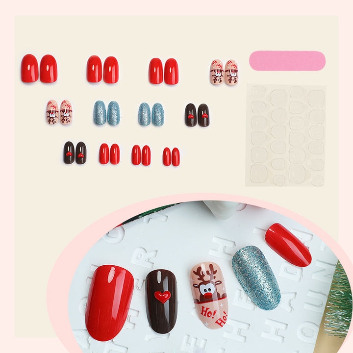 Artistic Holiday-Themed Press-On Nails Kit Bowlift