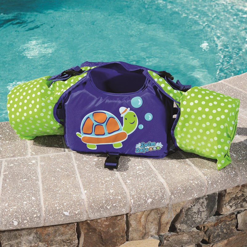 Women's swimming aid vest with integrated buoyancy bodies Bowlift
