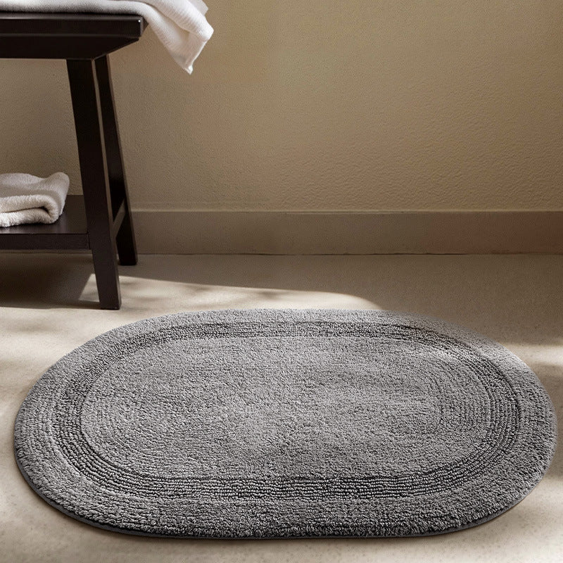 Soft Textured Round Bath Mat Bowlift