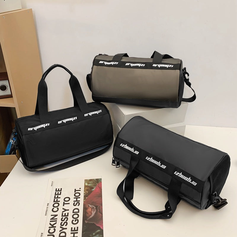 Sporty Duffel Bag with Ergonomic Carrying Handles Bowlift