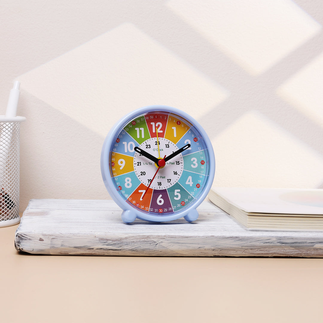 Table clock with bright colors Bowlift